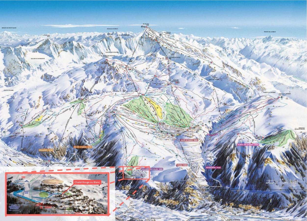 Chalet Rouge Ou Blanc Villard-Reculas Luaran gambar